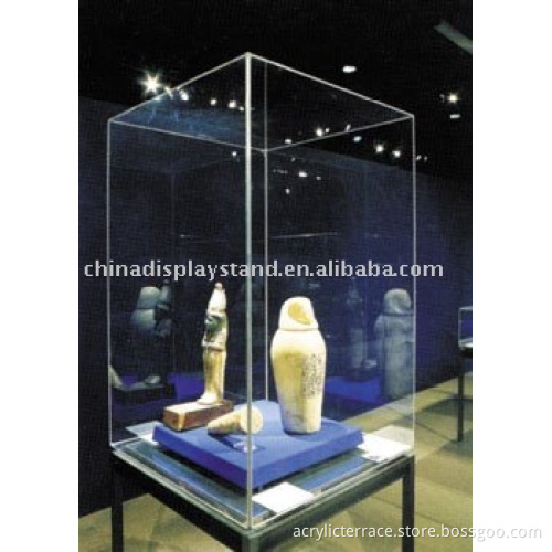 fashion design plexiglass showcase for chinaware